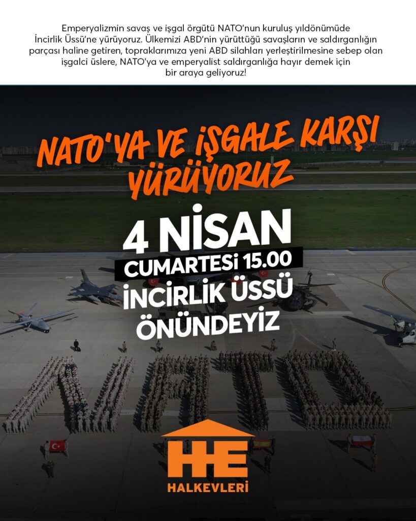 NATO’ya ve işgale karşı yürüyoruz